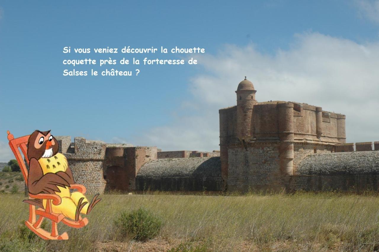 Villa Chouette Coquette Salses-le-Chateau Exterior foto